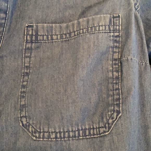 Old Navy sz S chambray/dark denim colored long sleeved dress - Picture 6 of 11